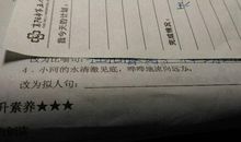 初中50个拟人句