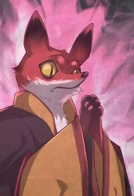 狐狸从山洞里出来