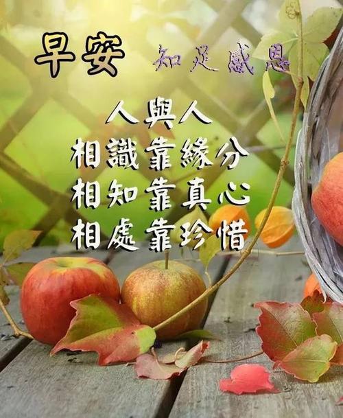 温馨的祝福