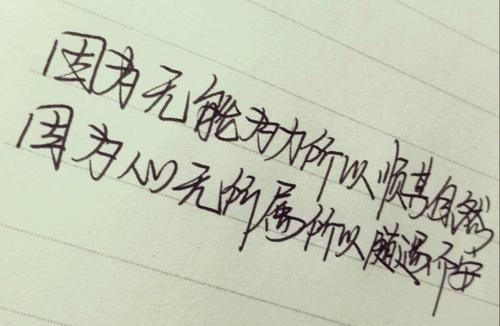 一句话无能为力
