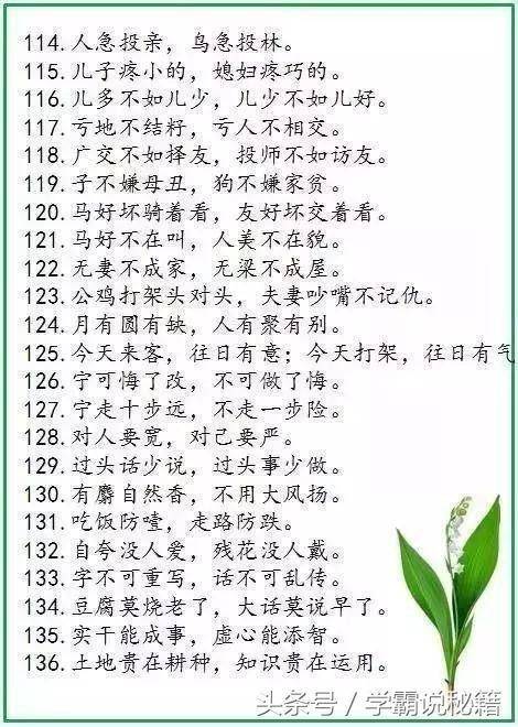 如何成为谚语