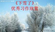 描写雪大的句子