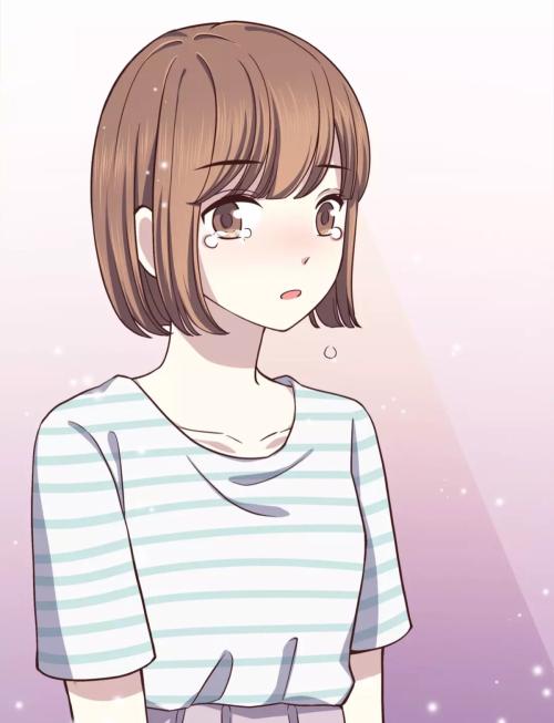 短发女孩句子
