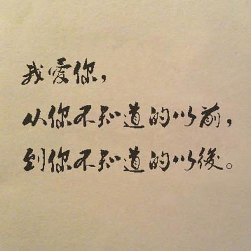 爱情短语的十个字