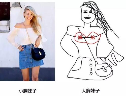 描述女孩衣服的句子