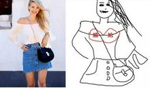 描写少女衣着的句子