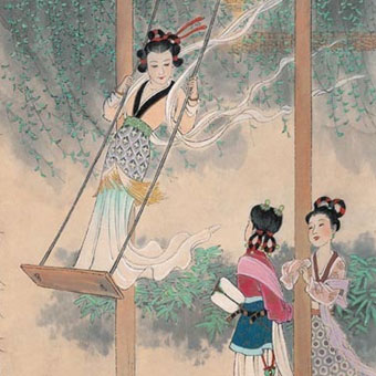 在眉毛上摇摆