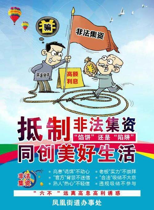 宣传口号，防止非法集资