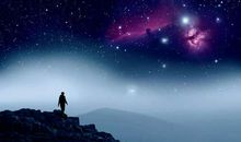 描写晚上夜空的句子