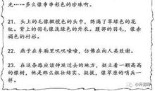 拟人句子30字