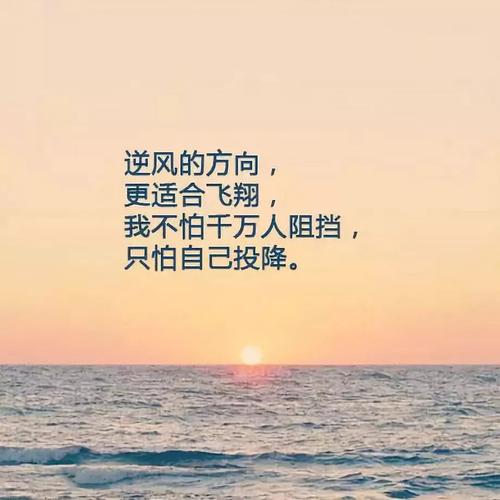 女孩阳光励志性格签名