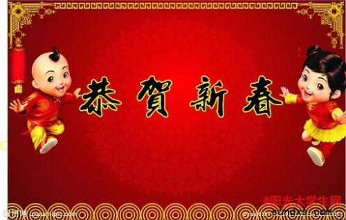 对女友的新年问候