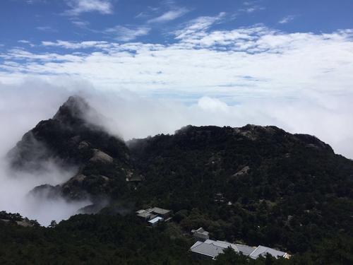 写一句话黄山风景