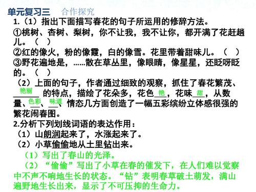 句子中的功能