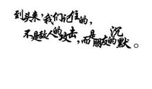 表示沉默的句子