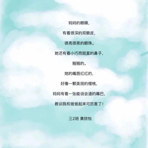 一段描述一个小男孩的外表