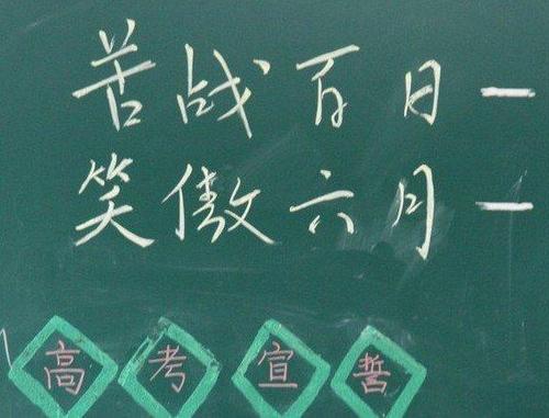 面向高中体育学生的冲刺口号