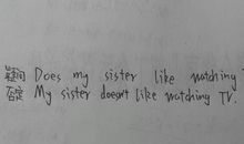 一般现在时的句子