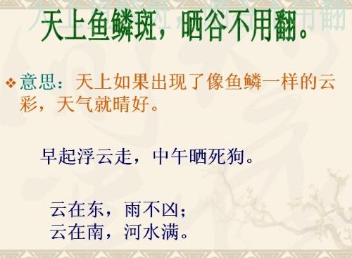 四字谚语