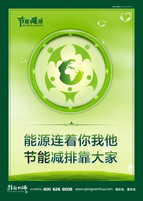 办公节能环保的口号