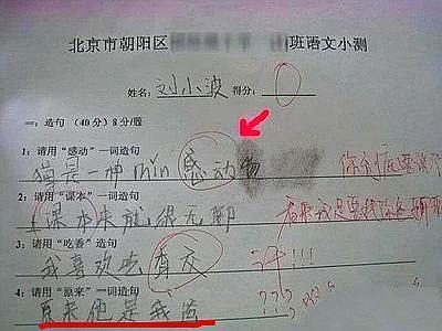 句子的差异