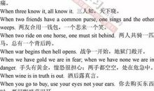 刻苦训练英文谚语