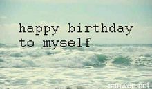 写给自己的生日说说英文