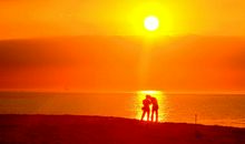 描写夕阳的好词