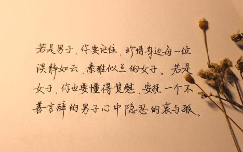 安静的隐喻