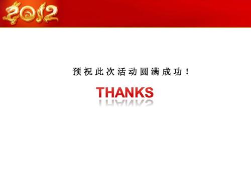 英语商务祝愿