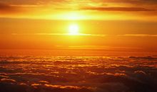 描写太阳落山诗句