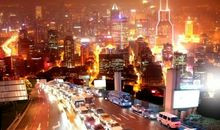 城市夜景的句子