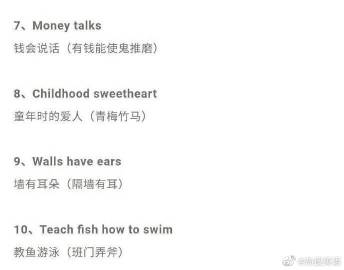雅思通用谚语