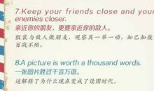 英语高考常考谚语