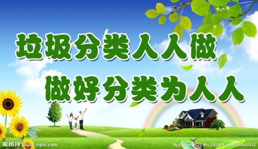 废物环境口号