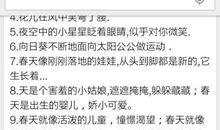 关于闪电拟人句