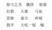 惊弓之鸟造句大全