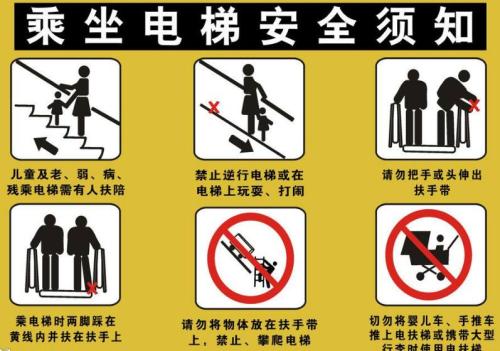电梯安全宣传口号