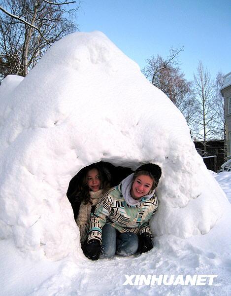 冬季雪人格化
