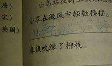 春风的拟人句