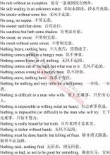 中学英语谚语