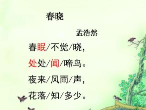 描绘春风的诗