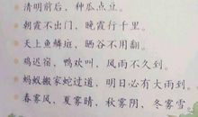二年级写谚语
