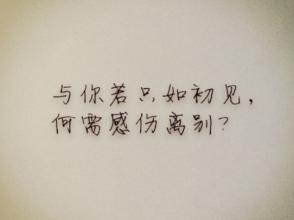 美丽而悲伤的句子