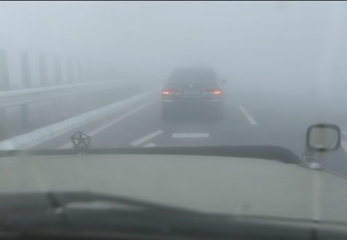 谈论大雾天
