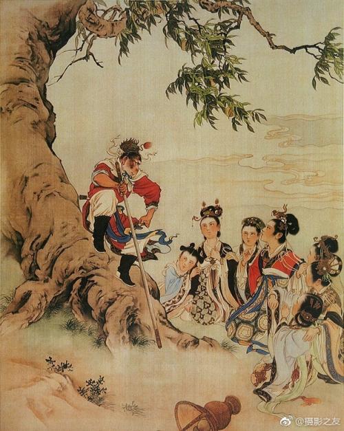 齐天大圣吃扁桃寓言