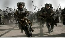 形容战争场面的句子