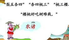 有农谚的谚语