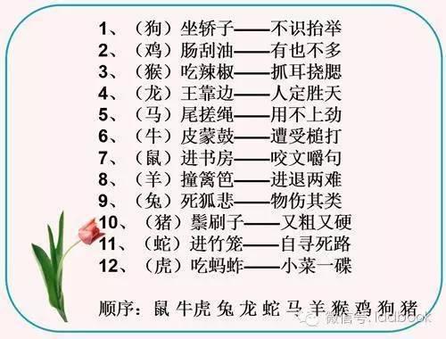 五年级和六年级经常测试寓言词