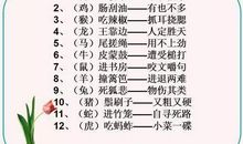 五六年级常考歇后语